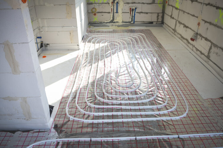 Wykonawca montaż instalator hydraulik instalacji ogrzewania podłogowego ogrzewanie podłogowe Przejazdowo